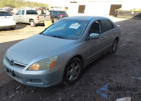 2007 Honda Accord 2.4 Se из США, поврежденный, VIN JHMCM563X7C023728